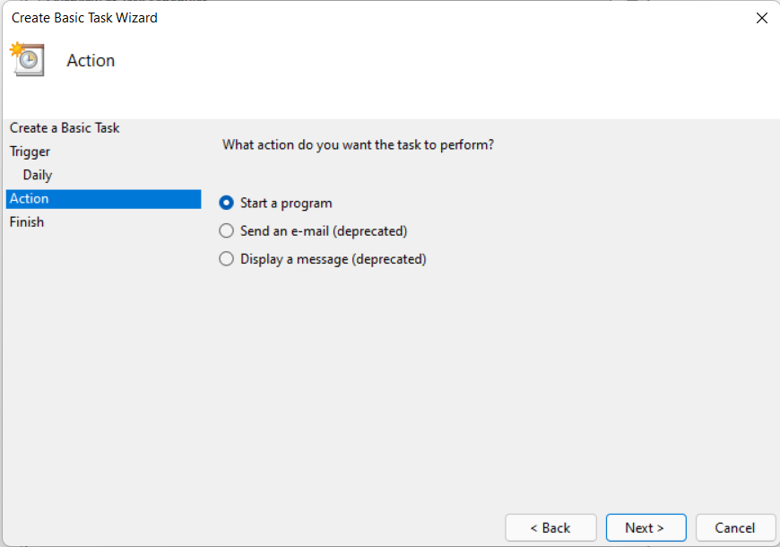 windows task scheduler